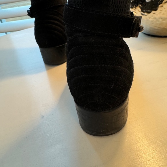 Aquatalia Tall Lined Weatherproof Black Boots - Picture 10 of 10